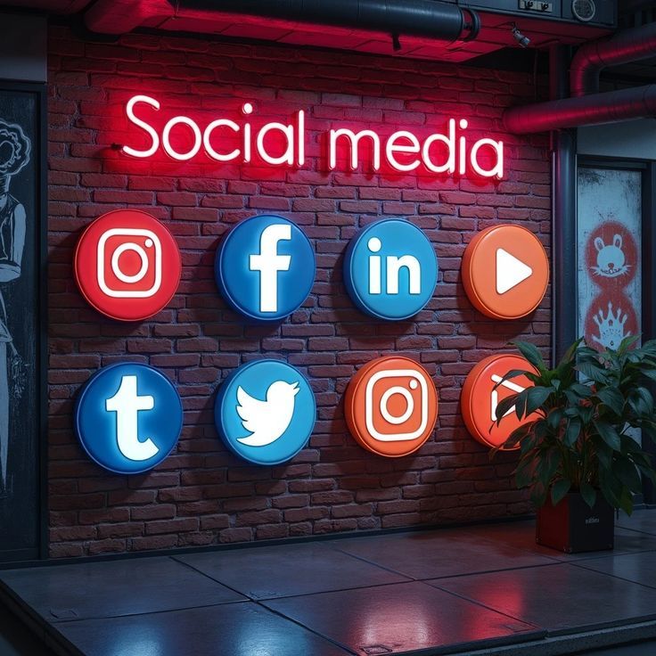 bold social media wall design for digital marketers ali raza solutions